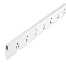 Рейка направляющая грильято Албес 50x50x40 мм белый 0.6 м - изображение 2