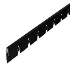 Рейка направляющая грильято Албес 50x50x40 мм черный 2.4 м - изображение 2