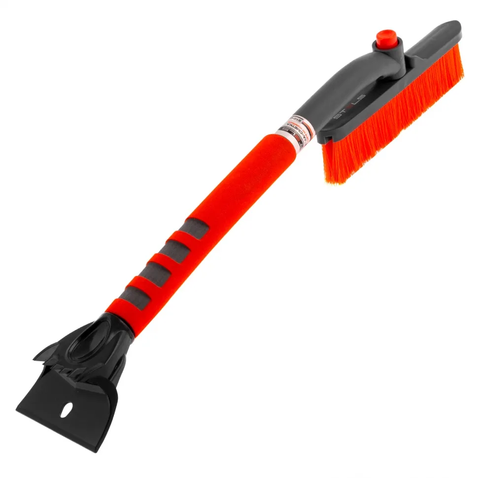 Щетка-сметка для снега со скребком, поворотная голова, 510 мм Stels - изображение 3