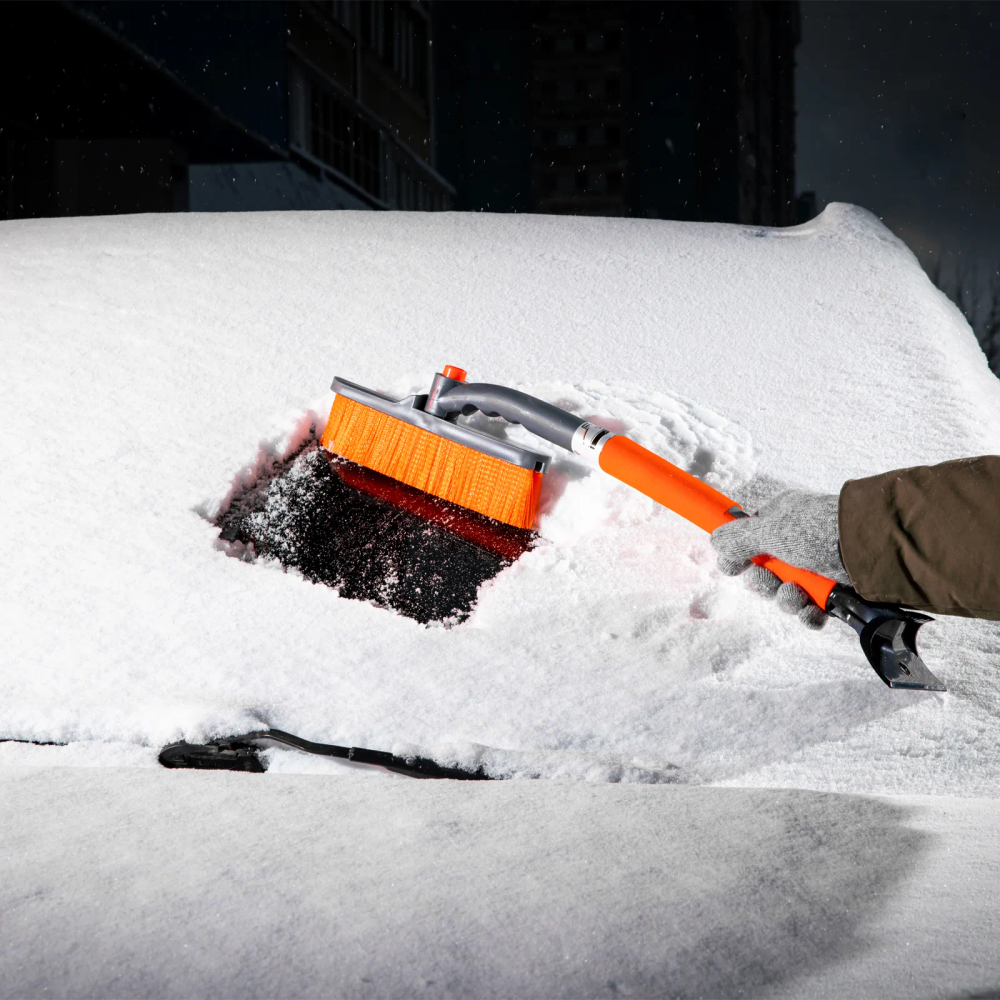 Щетка-сметка для снега со скребком, поворотная голова, 510 мм Stels - изображение 8