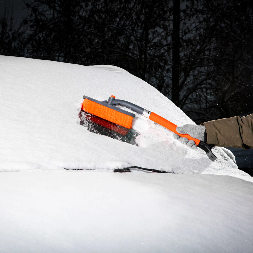 Щетка-сметка для снега со скребком, поворотная голова, 510 мм Stels - изображение 9