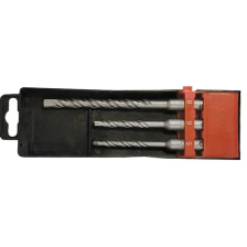 Набор буров по бетону, 5х110.6х110.8х160 мм, 3 шт, в пластиковой коробке, SDS Plus Matrix - изображение 4