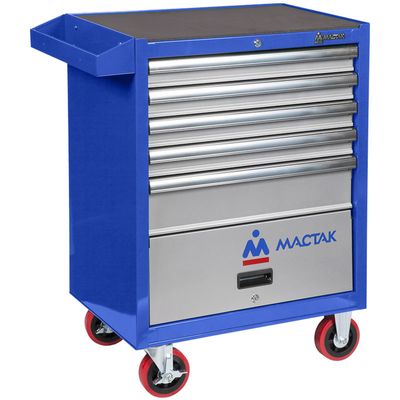 Набор инструментов МАСТАК СТАНДАРТ 52-05186B в синей тележке, 186 предметов - изображение 8