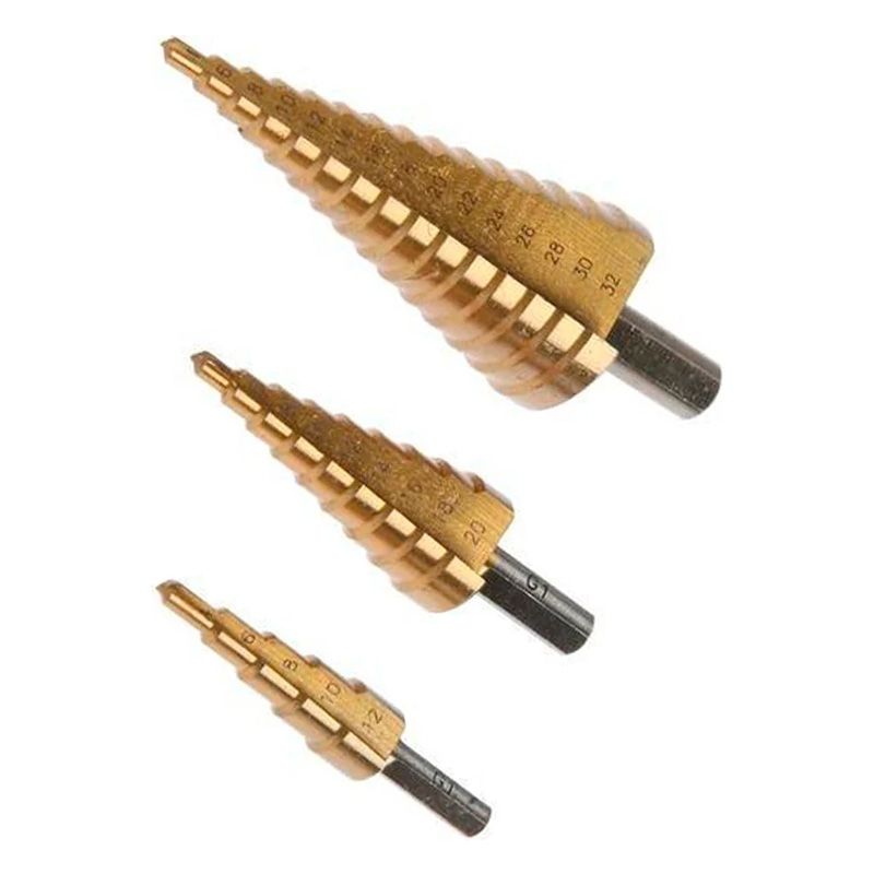 стм-529 Сверло ступенчатое STRONG  3 предмета 4-12 4-20 4-32