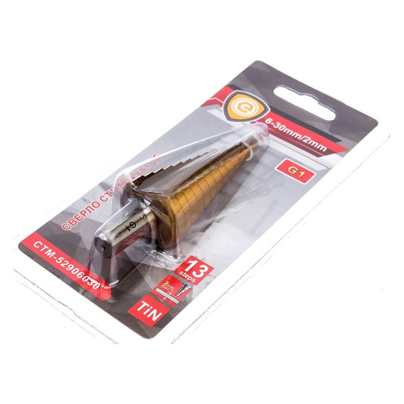 стм-529 Сверло ступенчатое STRONG  6-30мм G1 - изображение 2