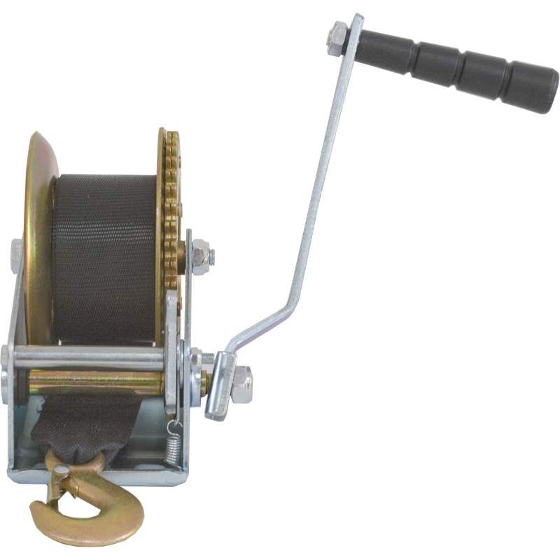 Лебедка ручная барабанная Калибр ЛБ-540Р с лентой - изображение 3