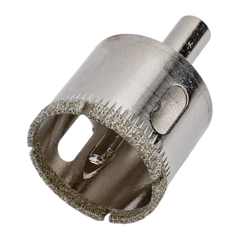 Коронка алмазная с центрирующим сверлом по керамограниту и керамике 55 мм РОСОМАХА