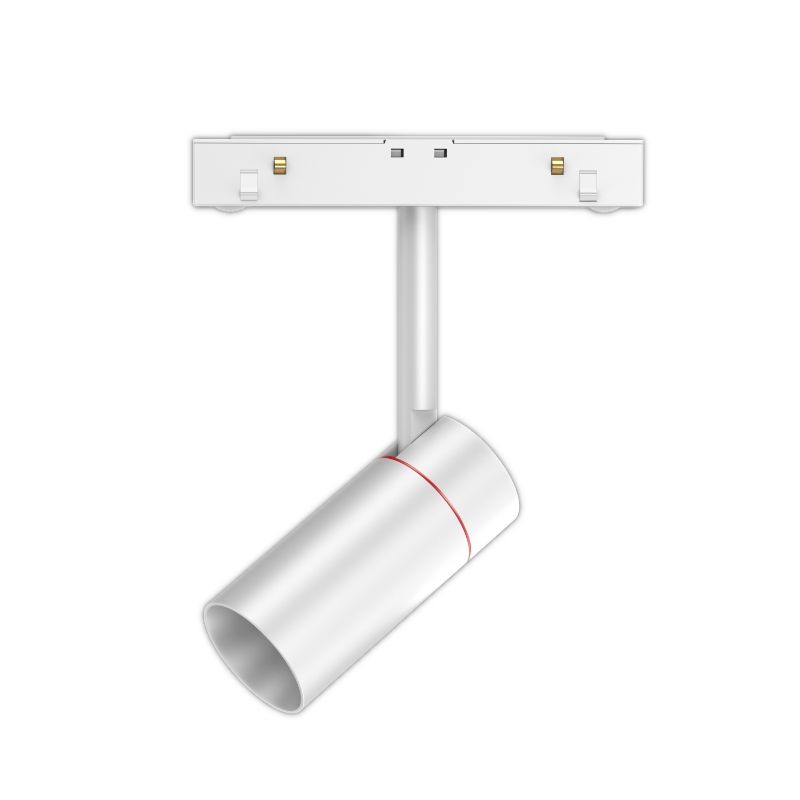 Трековый светодиодный точечный светильник 5W, CRI90, 3000К, угол 15°, IP20, NO DIM, 48B, белый