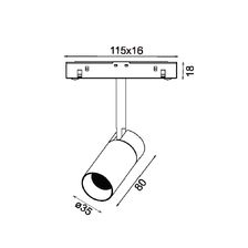 Трековый светодиодный точечный светильник 5W, CRI90, 4000К, угол 36°, IP20, NO DIM, 48B, чёрный - изображение 4