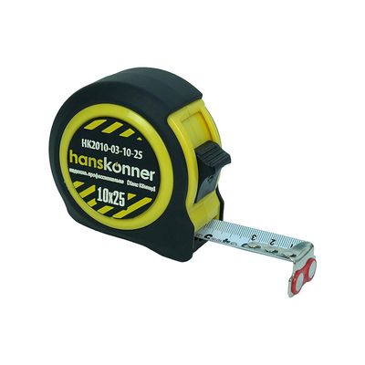 Рулетка 5x19мм, 2 стопа, корпус SoftTouch, супермощный магнит, Hanskonner - изображение 8