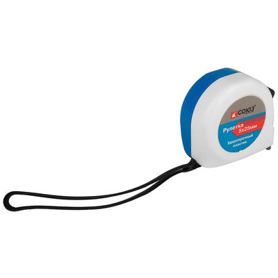 Рулетка 5x25мм, обрезиненная, магнит на зацепе, СОЮЗ - изображение 9