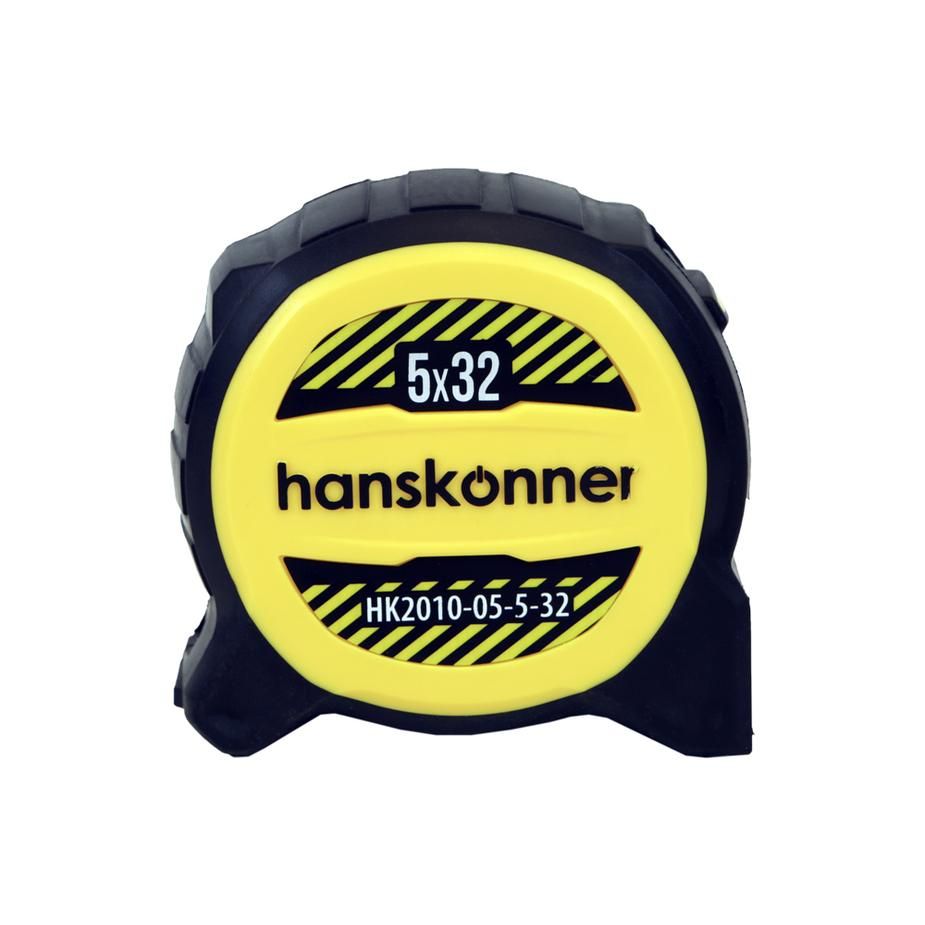 Рулетка 5x32мм, двухсторонняя, нейлон, двойной мощный магнит, Hanskonner - изображение 2