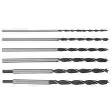 Набор сверл по дереву, 6-8-10-12-13-14 мм, L 300 мм, 6 шт, цилиндрический хвостовик Sparta - изображение 3