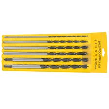 Набор сверл по дереву, 6-8-10-12-13-14 мм, L 300 мм, 6 шт, цилиндрический хвостовик Sparta - изображение 4