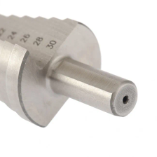 Сверло ступенчатое, 6-8-10-12-14-16-18-20-22-24-26-28-30 мм, Р6М5, трехгранный хвостовик Барс - изображение 5