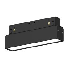 Трековый линейный светильник 6Вт, CRI90, 3000К, гр. 100°, IP20, DALI, 48В, 110мм, черный - изображение 3