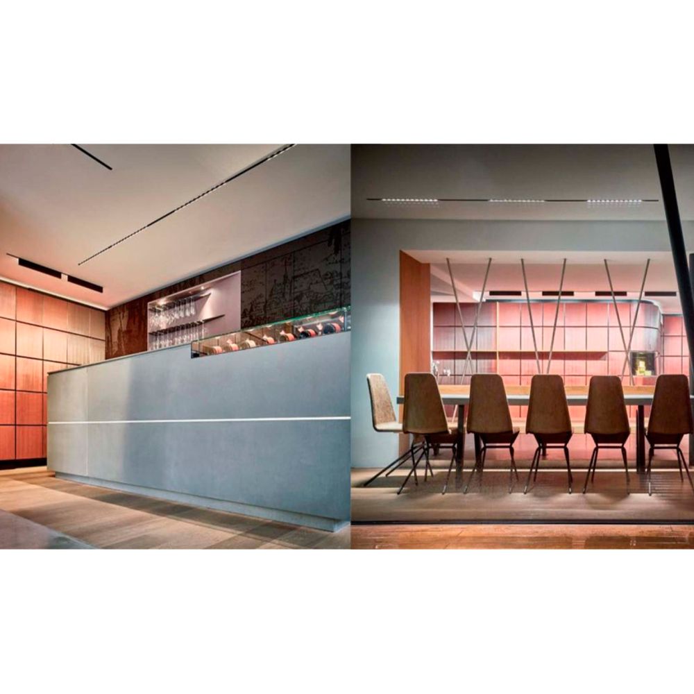 Трековый линейно-поворотный светильник 6Вт, CRI90, 3000К, гр. 100°, IP20, DALI, 48B, черный - изображение 2