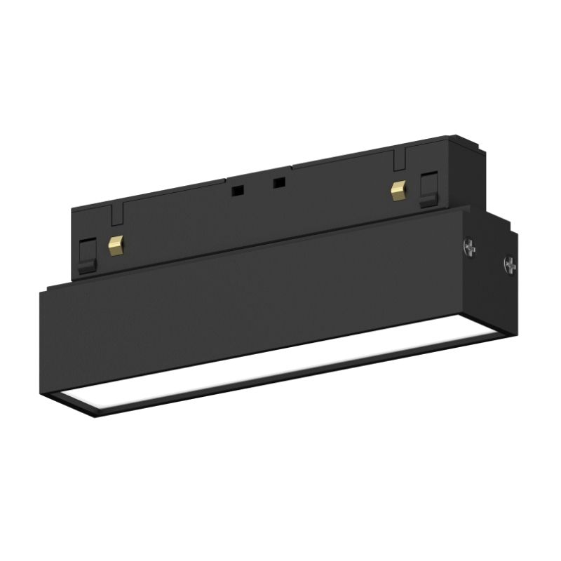 Трековый линейный светильник 6Вт CRI90 3000К гр. 100° IP20 NO DIM 48В 110 мм черный