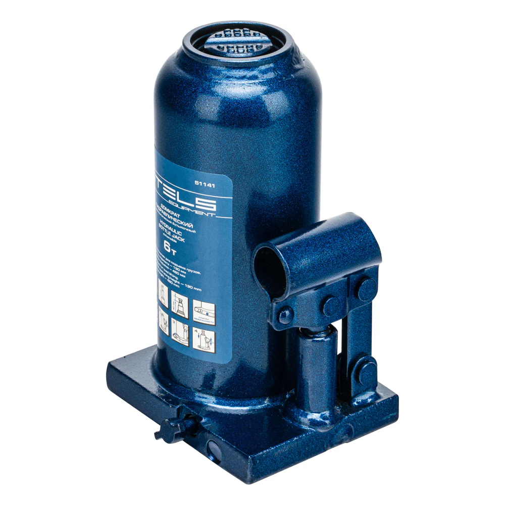 Домкрат гидравлический бутылочный телескопический, 6 т, h подъема 190-480 мм Stels - изображение 2
