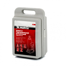 Домкрат гидравлический бутылочный, 6 т, h подъема 216-413 мм, в пластиковом кейсе Matrix - изображение 7