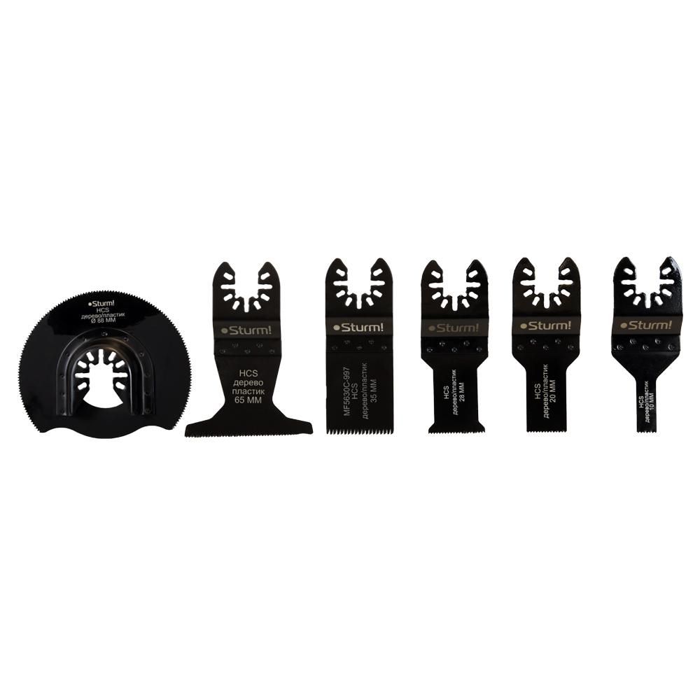 Набор насадок для МФИ, 6 шт, по дереву, Sturm!