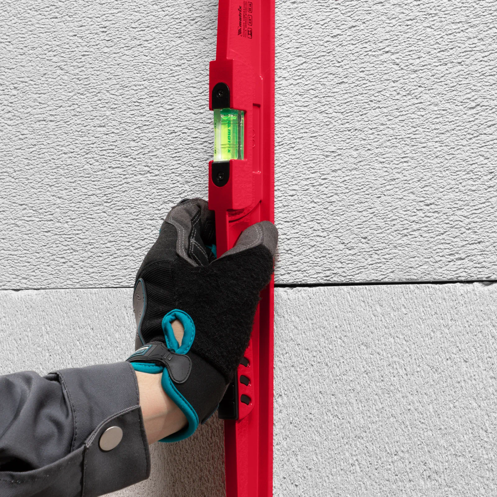 Уровень алюминиевый, 600 мм, литой, 2 глазка (1 фронтальный), ударная площадка Matrix - изображение 7