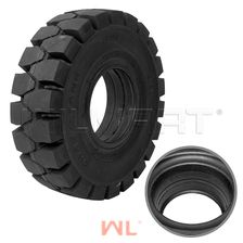 Шина цельнолитая с буртом 6.00-9 CHAOYANG (CL403S) PR4 - изображение 2