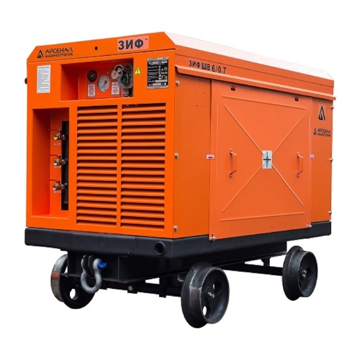 Электрический винтовой компрессор ЗИФ-ШВ 6/0,7 (660 на скатах) - изображение 2