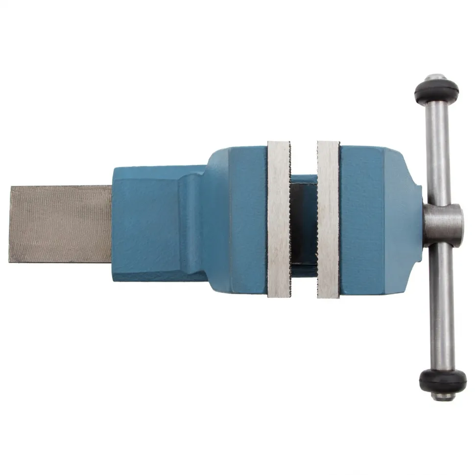 Тиски слесарные, 63 мм, крепление для стола, винтовой зажим (Глазов) Россия - изображение 4