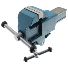 Тиски слесарные, 63 мм, крепление для стола, винтовой зажим (Глазов) Россия - изображение 7