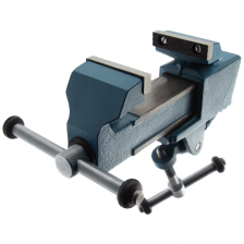 Тиски слесарные, 63 мм, крепление для стола, винтовой зажим (Глазов) Россия - изображение 8