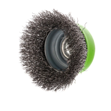 Щетка для УШМ, 65 мм, М14, чашка, витая проволока 0.3 мм Сибртех - изображение 9