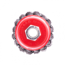 Щетка для УШМ, 65 мм, М14, чашка, крученая проволока 0.5 мм Matrix - изображение 5