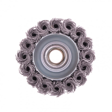 Щетка для УШМ, 65 мм, М14, чашка, крученая проволока 0.5 мм Matrix - изображение 6