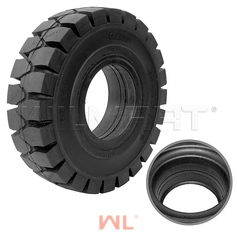 Шина цельнолитая с буртом 6.50-10 CHAOYANG (CL403S) PR5