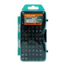 Набор бит, 67 шт, 25мм, пластиковый кейс, CrV, Sturm! - изображение 7