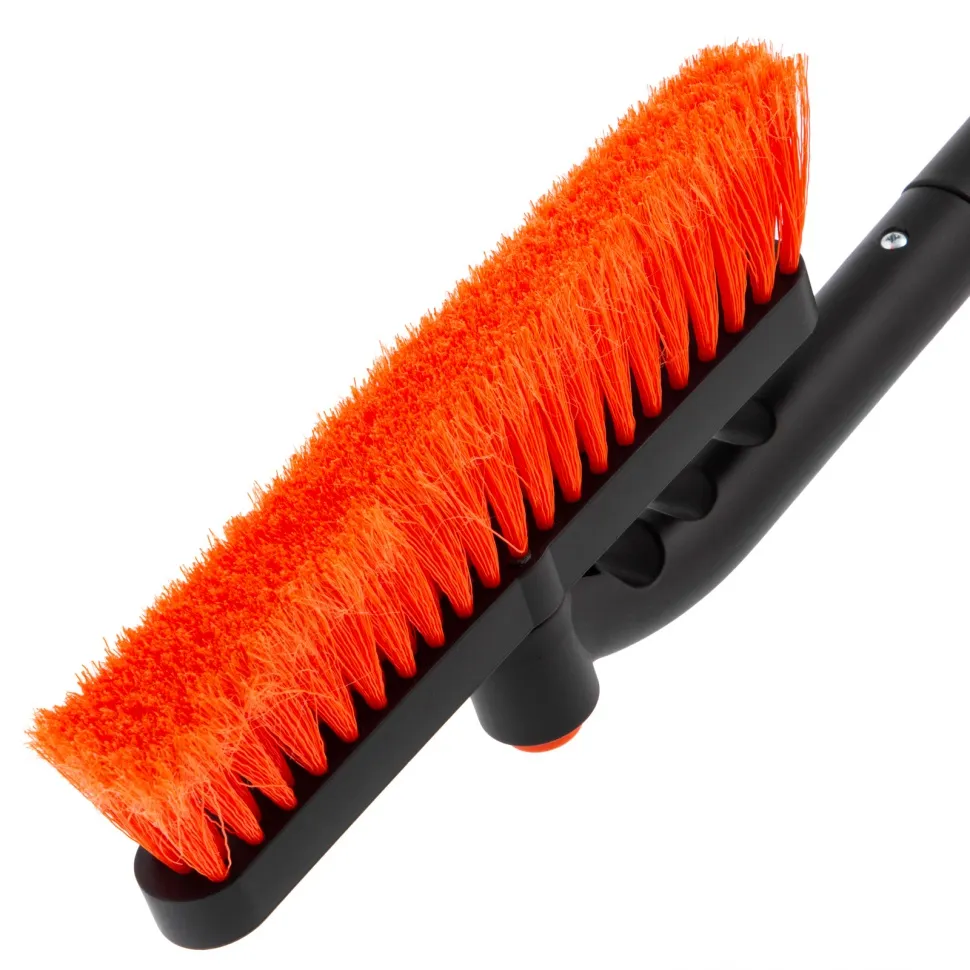 Щетка-сметка для снега со скребком телескопическая, поворотная голова, 690-910 мм Stels - изображение 8