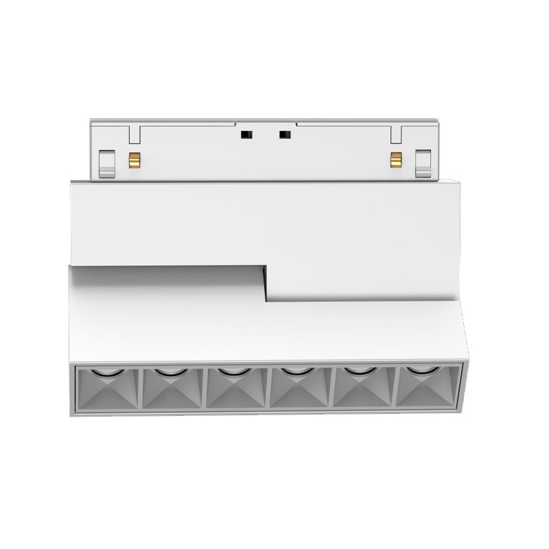 Трековый светодиодный линейный светильник 6W, CRI90, 4000К, угол 25°, IP20, NO DIM, 48B, белый