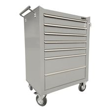 Инструментальная тележка 7-ми полочная Ombra OTT47G-R (серая) - изображение 2