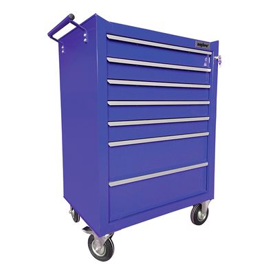 Инструментальная тележка 7-ми полочная Ombra OTT47G-R (серая) - изображение 4