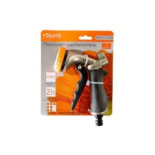 Пистолет для полива 7 режимов, цинковый корпус с резиновым покрытием Sturm! - изображение 8