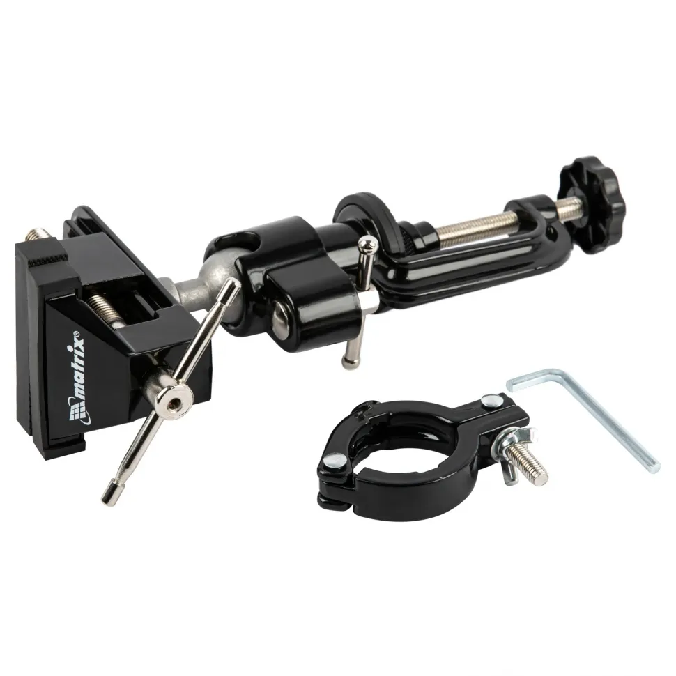 Тиски настольные, многофункциональные, сменная насадка, хомут для дрели, шарнирный механизм, 70 мм - изображение 4