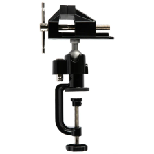 Тиски настольные, многофункциональные, сменная насадка, хомут для дрели, шарнирный механизм, 70 мм - изображение 9