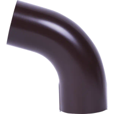 Колено ИНТЕРПРОФИЛЬ на 70 градусов для трубы, цвет коричневый - изображение 8