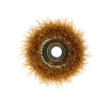 Щетка для УШМ, 75 мм, М14, чашка, латунированная витая проволока Matrix - изображение 7