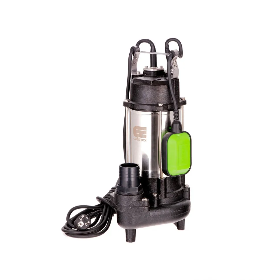 Фекальный насос Сибртех СФН750, 750 Вт, напор 16 м, 22000 л/ч