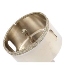 Сверло алмазное по керамограниту, 75х67 мм, трехгранный хвостовик Matrix - изображение 6