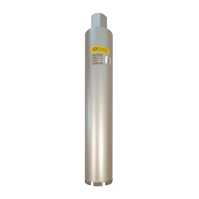 Коронка алмазная 77x450 Hilberg Laser 1 1/4 UNC HD710