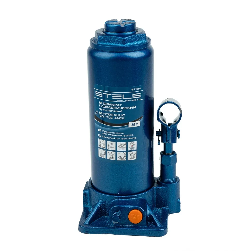 Домкрат гидравлический бутылочный, 8 т, H подъема 230-457 мм Stels - изображение 4