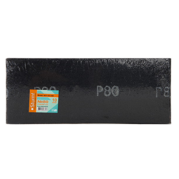 Сетка абразивная Р80, 115 x 280 мм, 10 шт. Sturm! - изображение 2
